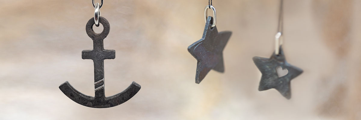 Anker und Sterne Anhänger Letzter-Begleiter